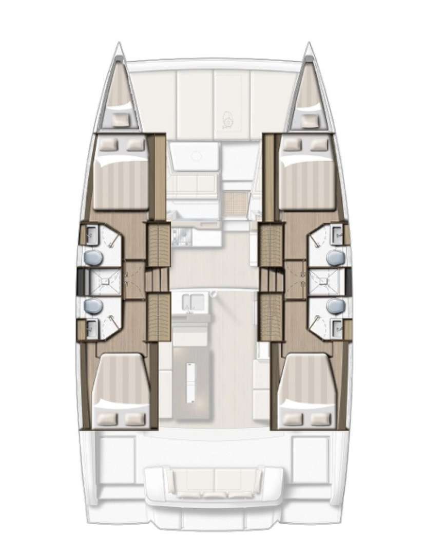 Noleggio Catamarano a Port des Marines de Cogolin – Bali Bali 4.2