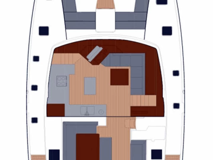 Noleggiare una Fountaine Pajot Saba 50 a Álimos