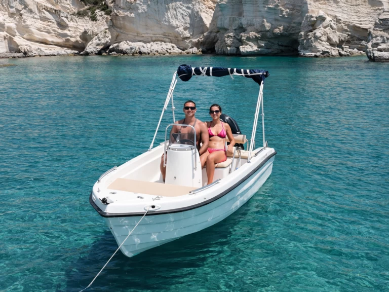 Noleggio Barca a motore a Mílos – Funboat 455N