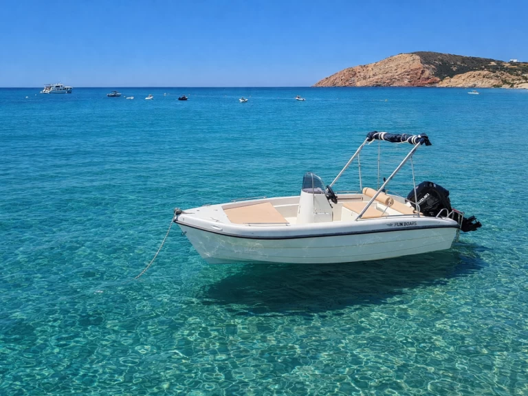 Noleggio Barca a motore con o senza skipper Funboat a Mílos