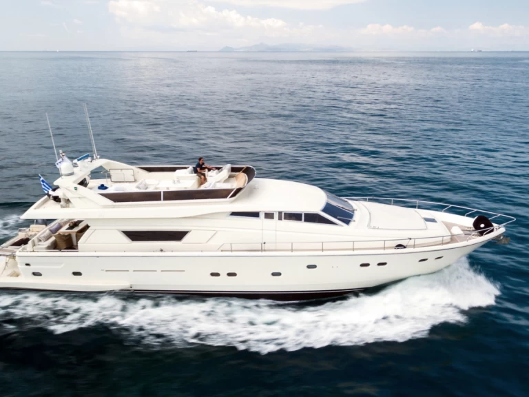 Noleggio barche Ferretti Ferretti 80 a Mykonos (Citta) su Samboat