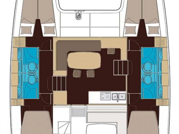 Noleggio Catamarano a Spalato – Lagoon Lagoon 400
