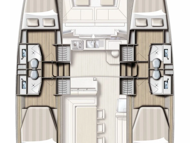 Noleggio Catamarano Bali con patente nautica