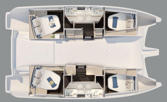 Noleggio a Kos – Fountaine Pajot Fountaine Pajot FP 41 Quatuor 3 su SamBoat