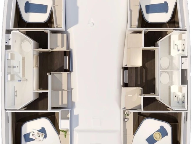 Fountaine Pajot Fountaine Pajot FP 41 Quatuor 4 da affittare a  Golfe-Juan