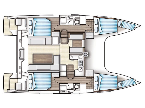Noleggio Catamarano Nautitech con patente nautica