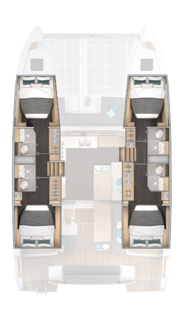 Noleggiare una Lagoon Lagoon 43 a Palma de Maiorca