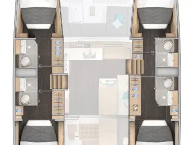 Noleggiare una Lagoon Lagoon 43 a Palma de Maiorca