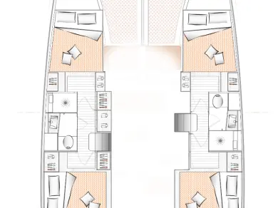 Noleggio Catamarano Excess con patente nautica