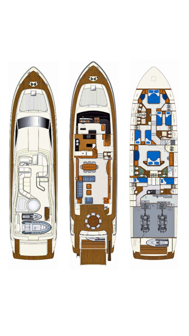 Ferretti Ferretti Yachts 880 - 4. cab da affittare a  Seget Donji