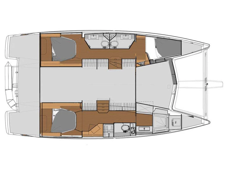 Noleggio Catamarano con o senza skipper Fountaine Pajot a Cogolin