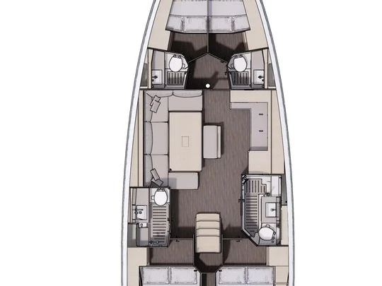 Noleggio Barca a vela Dufour con patente nautica