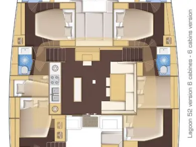 Noleggio barche Lagoon Lagoon 52 a Álimos su Samboat