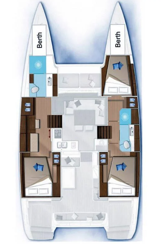 Noleggio a Bossoglina – Lagoon Lagoon 40 su SamBoat