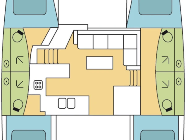Noleggio Catamarano con o senza skipper Fountaine Pajot a Adaköy