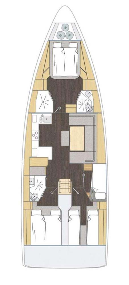Noleggio barche Göcek economico Bavaria C46