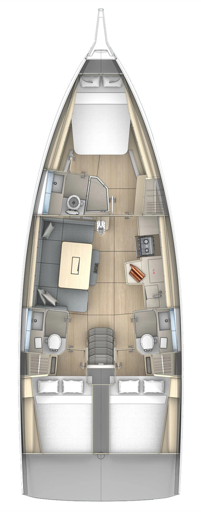 Noleggio barche Dufour Dufour 41 a Trogir su Samboat