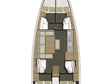 Noleggio barche Golfo Aranci economico Dufour 460 Grand Large