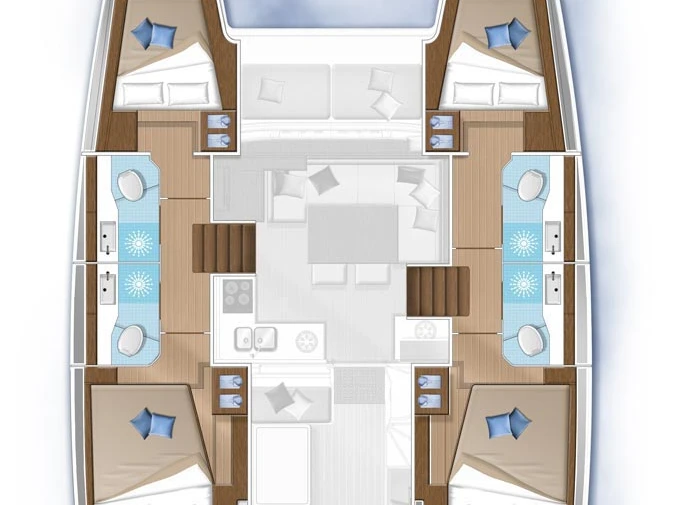 Noleggio barche Golfo Aranci economico Lagoon 40