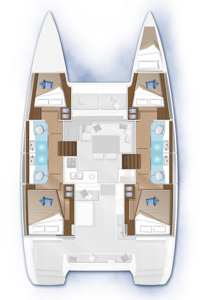Noleggio barche Golfo Aranci economico Lagoon 40