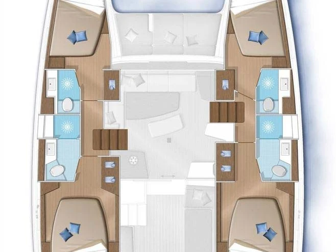 Noleggio Catamarano Lagoon con patente nautica