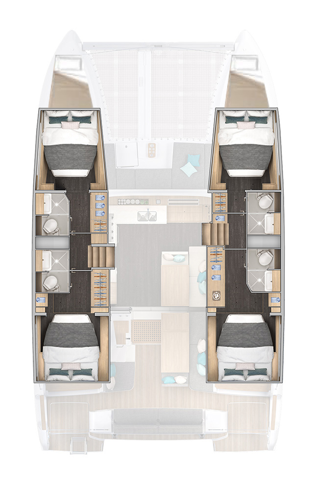 Noleggio Catamarano a Sebenico – Lagoon Lagoon 43