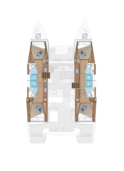 Noleggio Catamarano a Sant Antoni de Portmany – Lagoon Lagoon 46