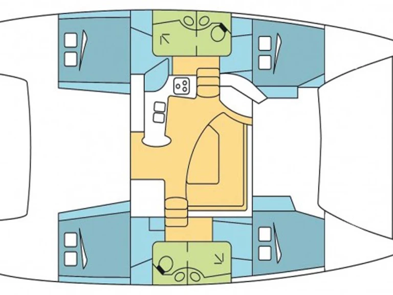 Noleggio Catamarano a Trogir – Fountaine Pajot Lipari 41