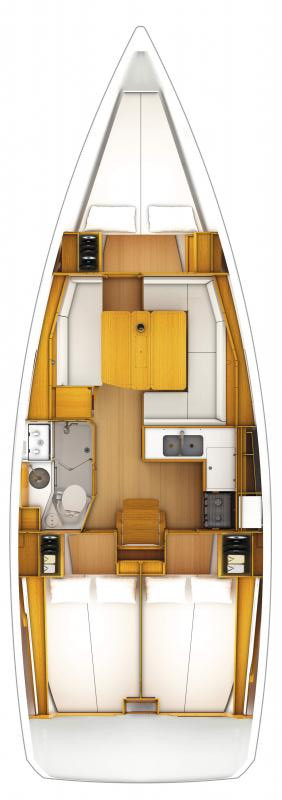 Jeanneau Sun Odyssey 389 da affittare a  Gouviá