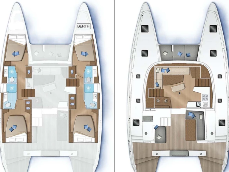 Noleggio barche Lagoon Lagoon 42 a Marmaris (district) su Samboat