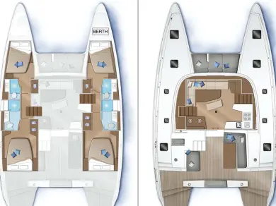Noleggio barche Lagoon Lagoon 42 a Marmaris (district) su Samboat