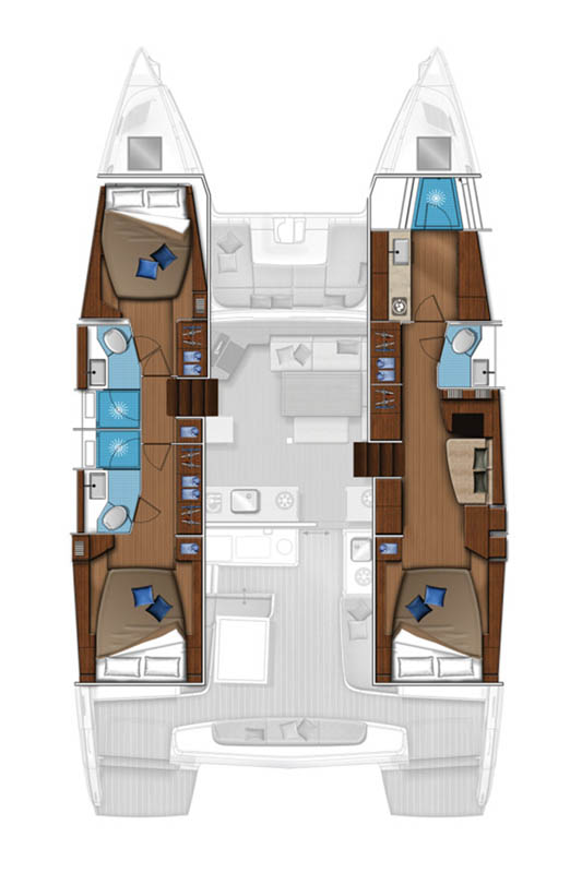 Noleggio barche Marsh Harbour economico Lagoon 46
