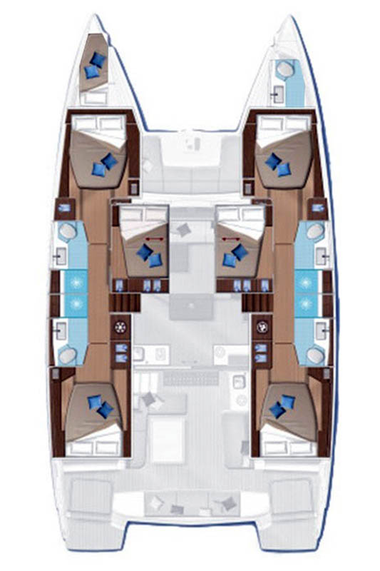 Noleggio Catamarano a Seget Donji – Lagoon Lagoon 50