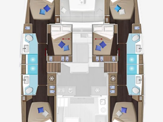 Noleggio Catamarano a Marsh Harbour – Lagoon Lagoon 51