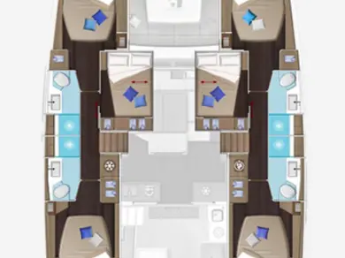 Noleggio Catamarano a Marsh Harbour – Lagoon Lagoon 51