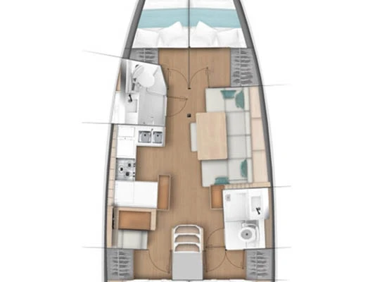 Jeanneau Sun Odyssey 440 da affittare a  Seget Donji