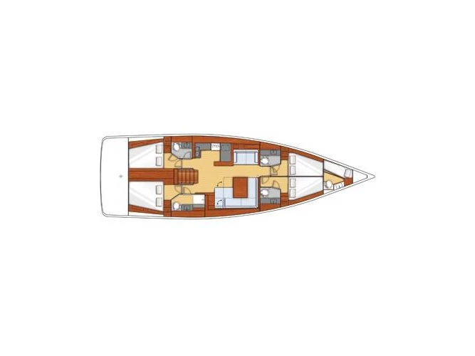 Noleggio barche Seget Donji economico Oceanis 55