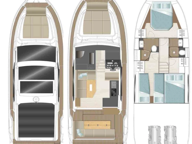 Noleggio Yacht di lusso Sealine con patente nautica