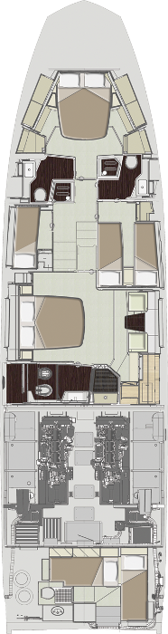 Noleggio Yacht di lusso Azimut con patente nautica