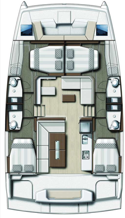 Noleggio Catamarano a Lefkáda – Bali Bali Catspace Voile