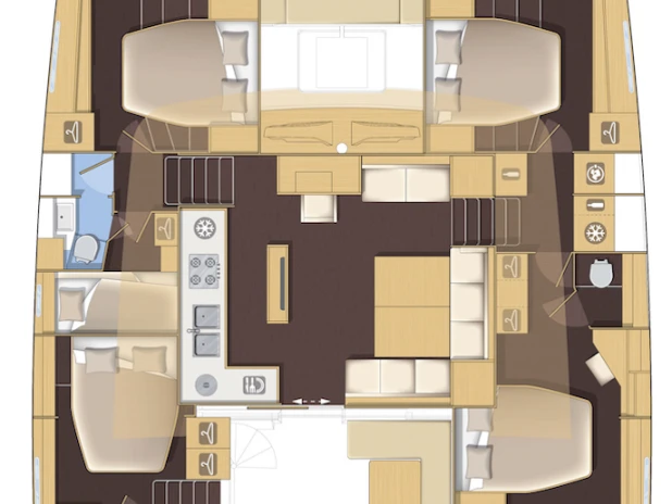 Noleggio Catamarano a Gouviá – Lagoon Lagoon 52 F