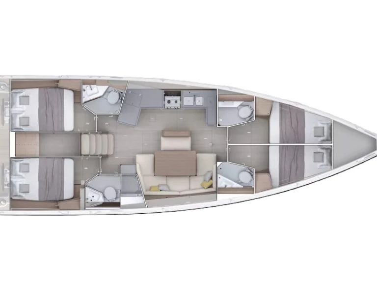 Noleggio barche Rodi (Citta) economico Oceanis 47 - 4 cab.