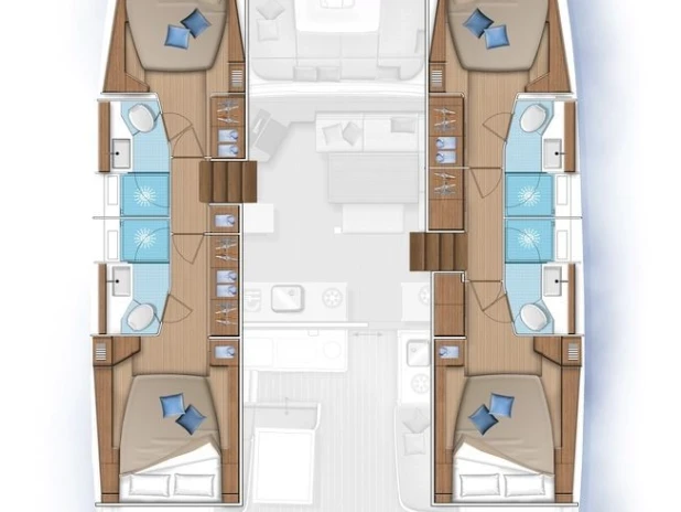 Noleggio barche Göcek economico Lagoon 46