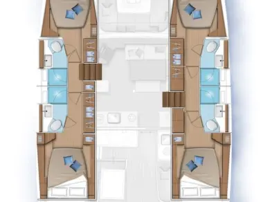 Noleggio barche Göcek economico Lagoon 46