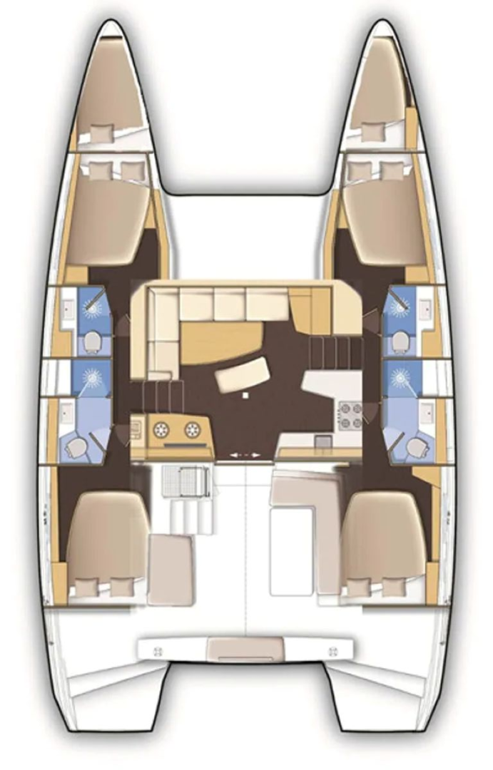Noleggio Catamarano con o senza skipper Lagoon a Trogir