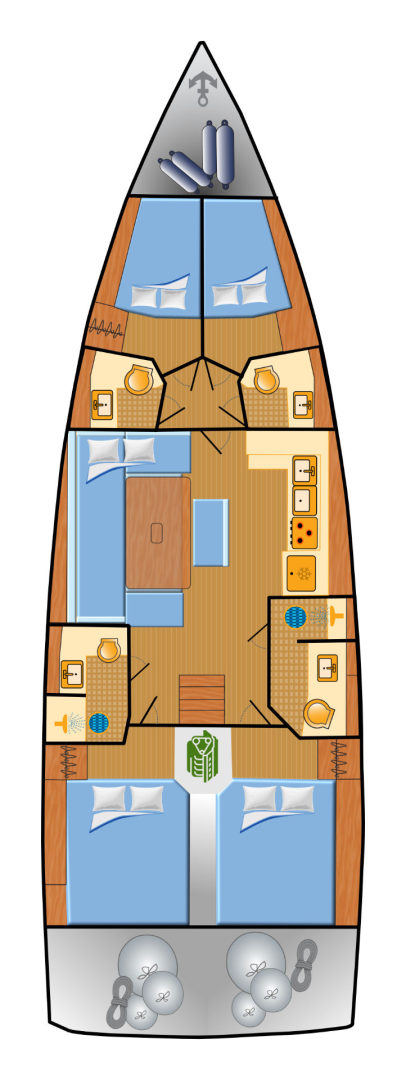 Noleggio barche Punat economico Dufour 470