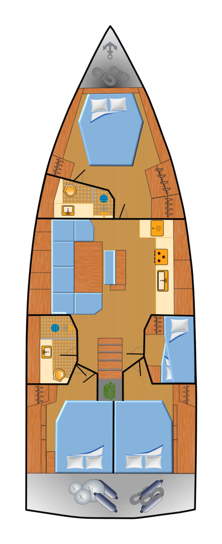 Noleggio Barca a vela con o senza skipper Hanse a Punat