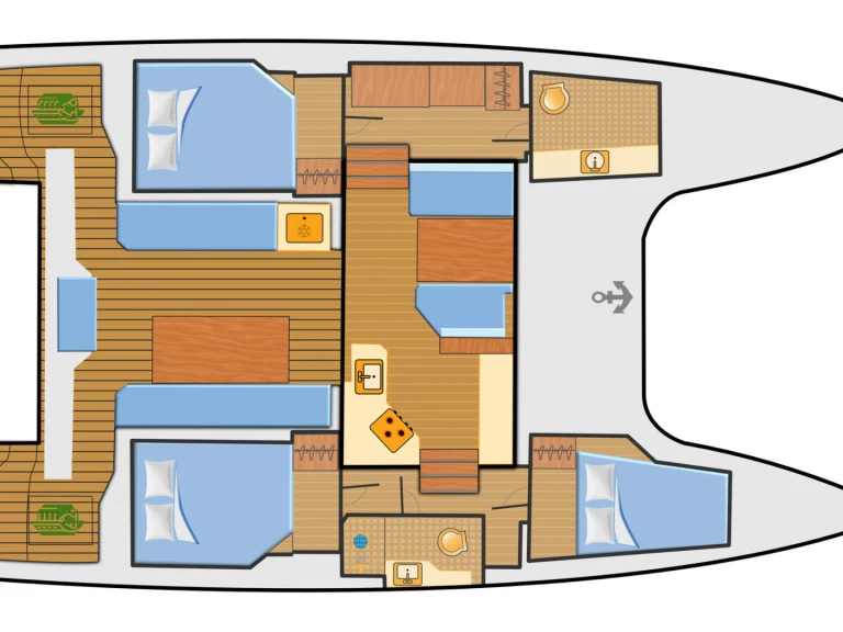 Noleggio barche Nautitech Nautitech 40 a Rogosnizza su Samboat