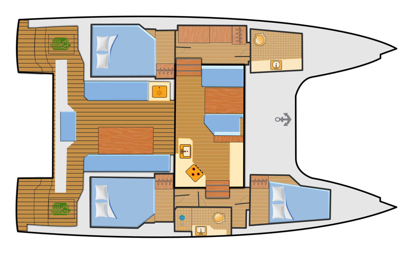Noleggio barche Nautitech Nautitech 40 a Rogosnizza su Samboat