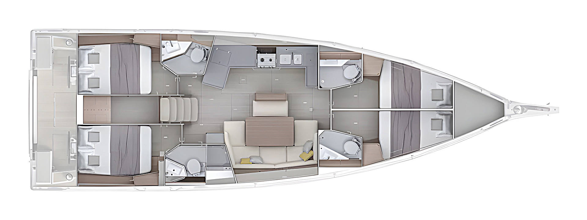 Noleggio Barca a vela a Rogosnizza – Bénéteau Oceanis 47 - 4 cab.